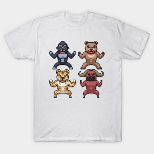 Wild pixel animal art T-Shirt